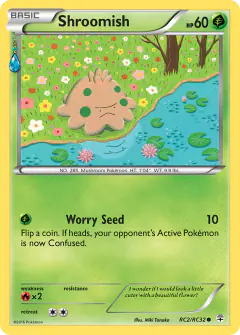 Shroomish RC2/RC32 Common card from Generations
