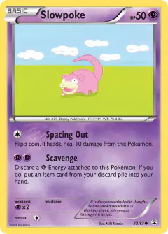 Slowpoke 32/83 Common card from Generations