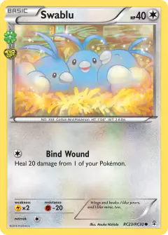 Swablu RC23/RC32 Common card from Generations