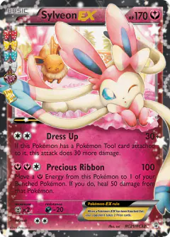 Sylveon-EX RC21/RC32 Rare Holo EX card from Generations