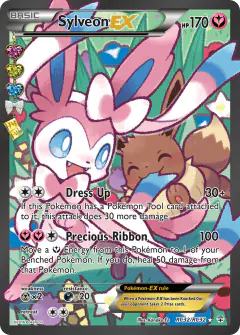 Sylveon-EX RC32/RC32 Rare Ultra card from Generations