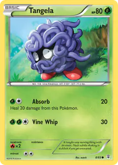 Tangela 8/83 Common card from Generations