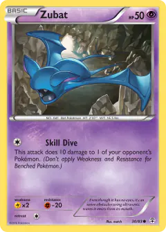 Zubat 30/83 Common card from Generations