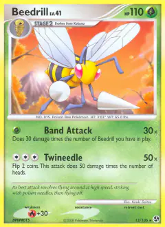 Beedrill 13/106 Rare card from Great Encounters