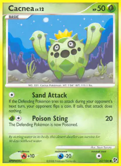 Cacnea 62/106 Common card from Great Encounters