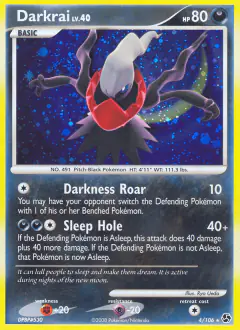 Darkrai 4/106 Rare Holo card from Great Encounters