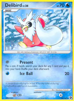 Delibird 36/106 Uncommon card from Great Encounters