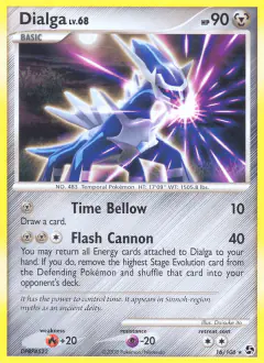 Dialga 16/106 Rare card from Great Encounters