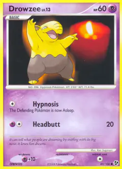 Drowzee 65/106 Common card from Great Encounters