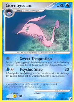 Gorebyss 38/106 Uncommon card from Great Encounters