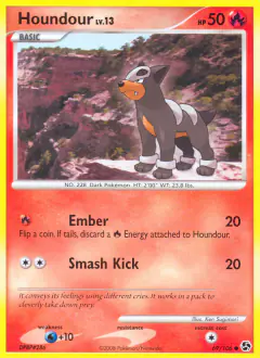 Houndour 69/106 Common card from Great Encounters
