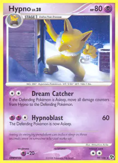 Hypno 19/106 Rare card from Great Encounters