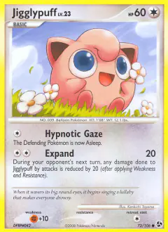 Jigglypuff 72/106 Common card from Great Encounters