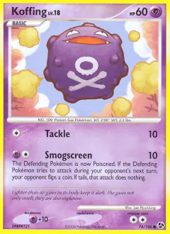 Koffing 74/106 Common card from Great Encounters