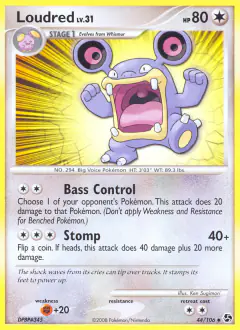 Loudred 44/106 Uncommon card from Great Encounters