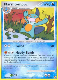 Marshtomp 46/106 Uncommon card from Great Encounters