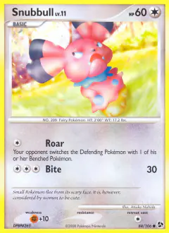 Snubbull 84/106 Common card from Great Encounters