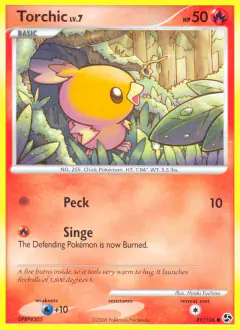 Torchic 89/106 Common card from Great Encounters