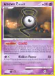 Unown [G] 57/106 Uncommon card from Great Encounters