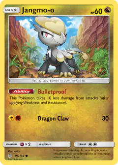 Jangmo-o 98/145 Common card from Guardians Rising