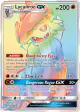 Lycanroc-GX 156/145 Rare Rainbow card from Guardians Rising