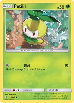 Petilil 4/145 Common card from Guardians Rising