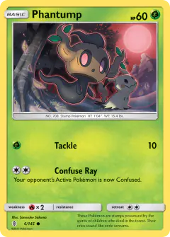 Phantump 6/145 Common card from Guardians Rising