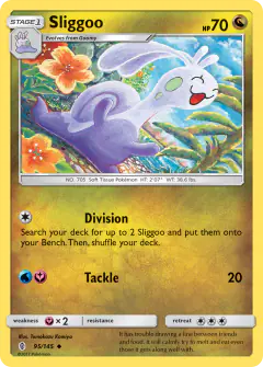 Sliggoo 95/145 Uncommon card from Guardians Rising