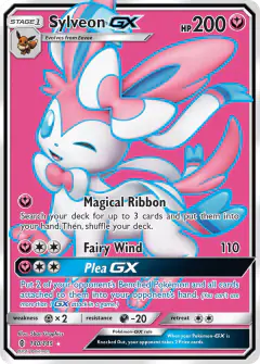 Sylveon-GX 140/145 Rare Ultra card from Guardians Rising
