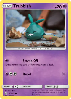 Trubbish 50/145 Common card from Guardians Rising