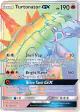 Turtonator-GX 148/145 Rare Rainbow card from Guardians Rising