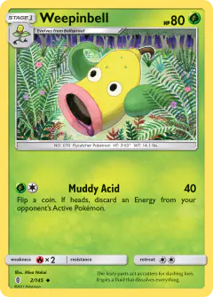 Weepinbell 2/145 Uncommon card from Guardians Rising