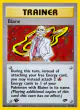Blaine 17/132 Rare Holo card from Gym Challenge