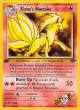 Blaine's Ninetales 21/132 Rare card from Gym Challenge