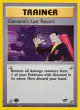 Giovanni's Last Resort 105/132 Rare card from Gym Challenge