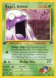 Koga's Grimer 78/132 Common card from Gym Challenge