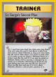 Lt. Surge's Secret Plan 107/132 Rare card from Gym Challenge