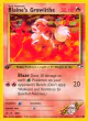Blaine's Growlithe 62/132 Common card from Gym Heroes