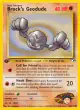 Brock's Geodude 66/132 Common card from Gym Heroes