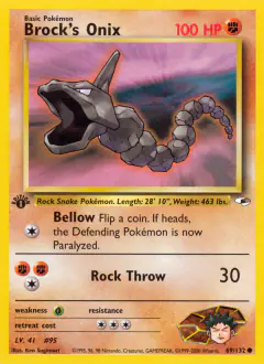 Brock's Onix 69/132 Common card from Gym Heroes