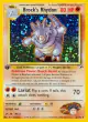 Brock's Rhydon 2/132 Rare Holo card from Gym Heroes