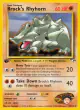 Brock's Rhyhorn 22/132 Rare card from Gym Heroes