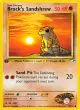 Brock's Sandshrew 72/132 Common card from Gym Heroes