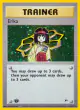 Erika 16/132 Rare Holo card from Gym Heroes