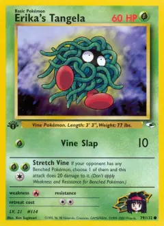 Erika's Tangela 79/132 Common card from Gym Heroes