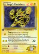 Lt. Surge's Electabuzz 27/132 Rare card from Gym Heroes