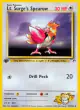 Lt. Surge's Spearow 52/132 Uncommon card from Gym Heroes