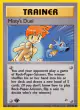 Misty's Duel 123/132 Common card from Gym Heroes