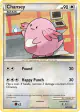 Chansey 58/123 Common card from HeartGold & SoulSilver Base