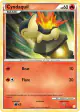 Cyndaquil 61/123 Common card from HeartGold & SoulSilver Base